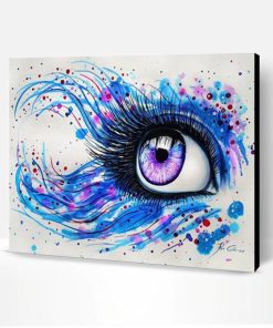 Multi Colored Eyes Paint By Number