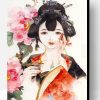 Japanese Woman Paint By Number