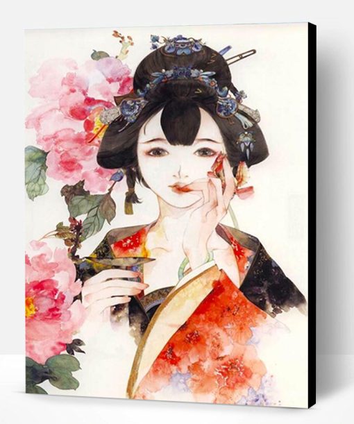 Japanese Woman Paint By Number