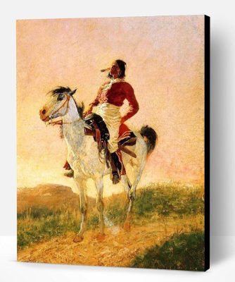 Native American Cowboy Paint By Number