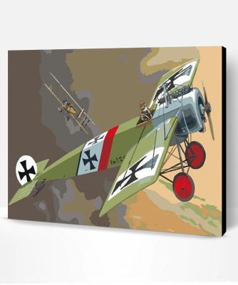 Nazi Airplane Paint By Number