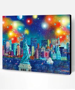 Nightscape In New York Paint By Number