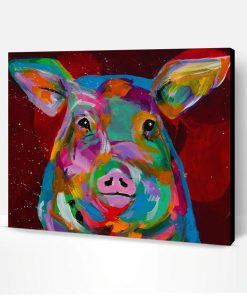 Oink Pig Paint By Number
