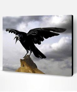 Ominous Crow Paint By Number