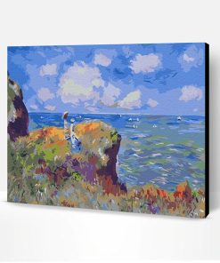 On The Bluff At Pourville Claude Monet Paint By Number