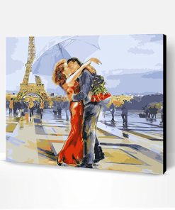 French Couple in Love Paint By Number