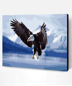 Eagle Spreads Its Wing Paint By Number