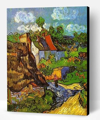 Houses In Auvers By Van Gogh Paint By Number