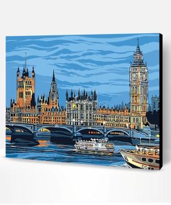 Panoramic View Of London Paint By Number