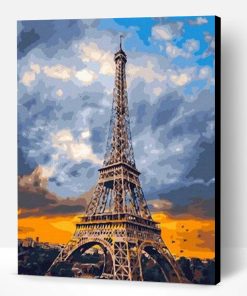 Paris Cloudy Sky Paint By Number