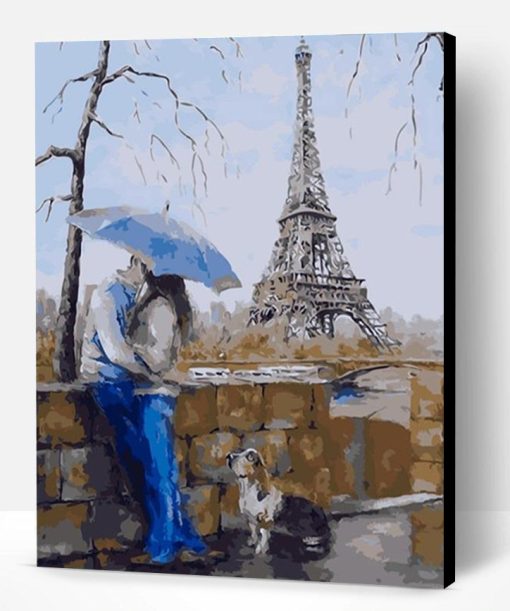 Paris Couple Paint By Number