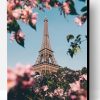 Paris Eiffel Tower In Spring Paint By Number