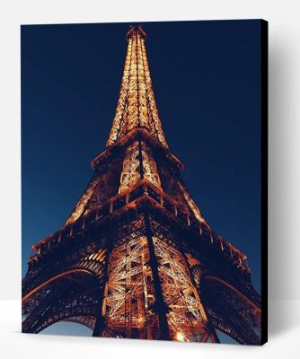 Paris Eiffel Tower Light Up Paint By Number