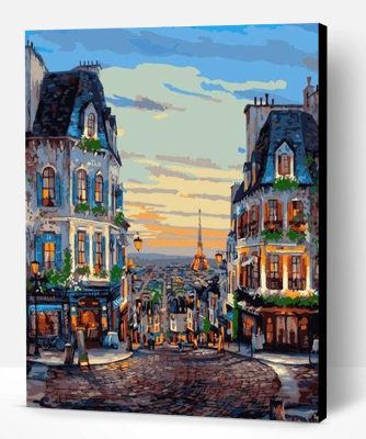 Paris France Paint By Number