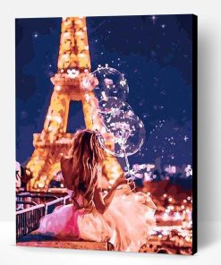 Paris Magical Eiffel Tower Paint By Number