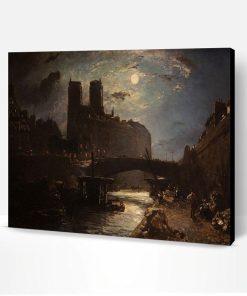 Paris By Moonlight Paint By Number