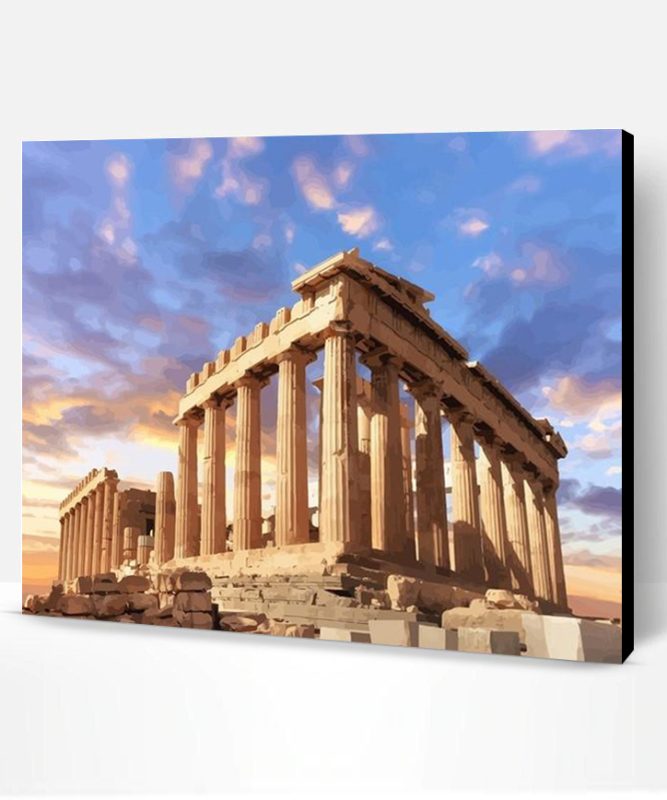 Parthenon Athena Paint By Number