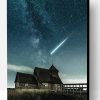Cabin at Starry Sky Paint By Number