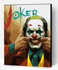 The Joker Smile Paint By Number