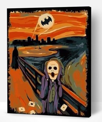 Batman Joker Scream Paint By Number