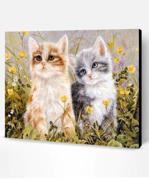 Couple Cute Cat Paint By Number