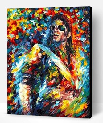 Colorful Michael Jackson Paint By Number