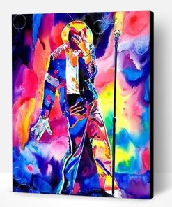 MultiColor Michael Jackson Paint By Number