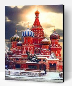 Saint Basil's Cathedral Moscow Paint By Number