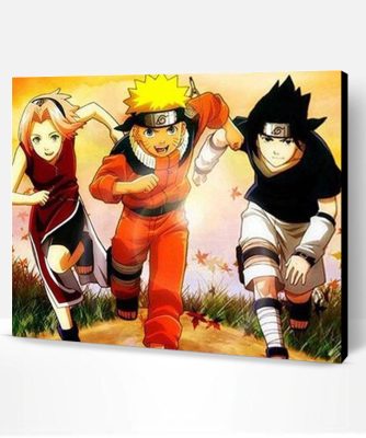 Naruto Group 7 Paint By Number