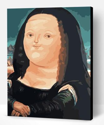 Fat Mona Lisa Paint By Number