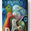 Abstract Birds Paint By Number