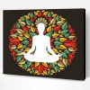 Lotus Chakra Pose Paint By Number