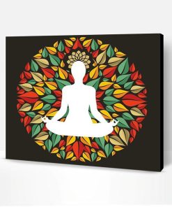 Lotus Chakra Pose Paint By Number