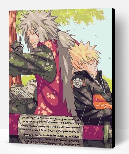 Jiraiya and Naruto Paint By Number