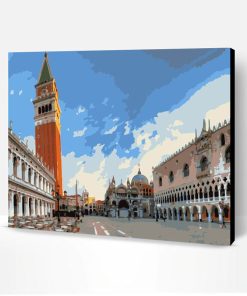 St. Mark's Square Venice Paint By Number
