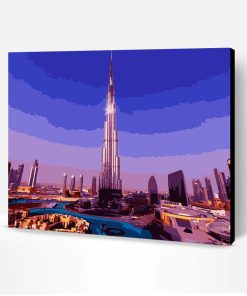 Burj Khalifa Dubai Paint By Number