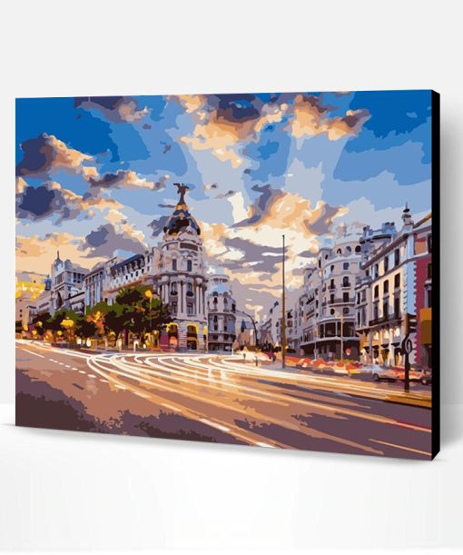 Main Street Madrid Paint By Number