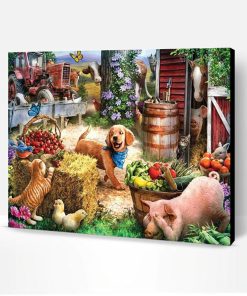 Farm Animals Paint By Number