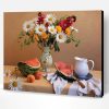 Fruits and Flowers On Table Paint By Number