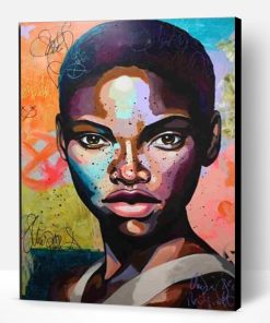 Southern African Woman Paint By Number