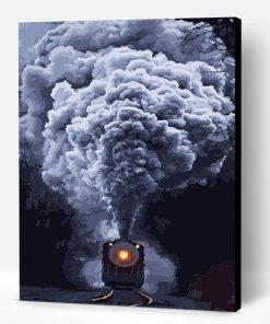 Train Chimney Paint By Number