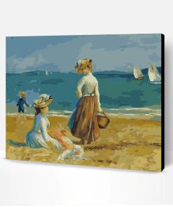 Women on the Beach Paint By Number