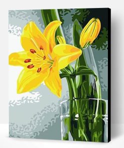 Yellow Flower of the Cup Paint By Number