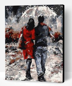 Romantic Evening Walk Paint By Number
