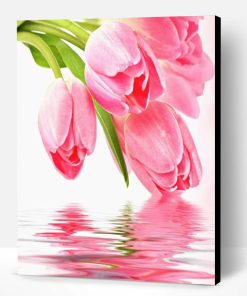 Pink Tulips Paint By Number