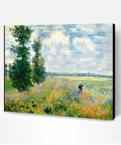 Poppy Field Claude Monet Paint By Number