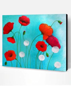 Poppy By The Wind Paint By Number
