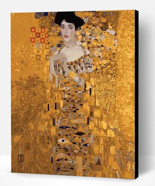 Portrait of Mrs Adele Bloch Gustav Klimt Paint By Number