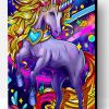 Purple Unicorn Paint By Number