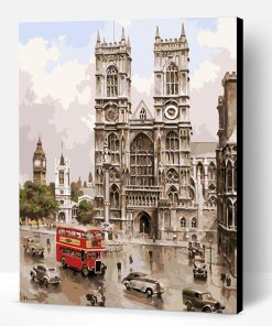 Westminister Abbey in London Paint By Number